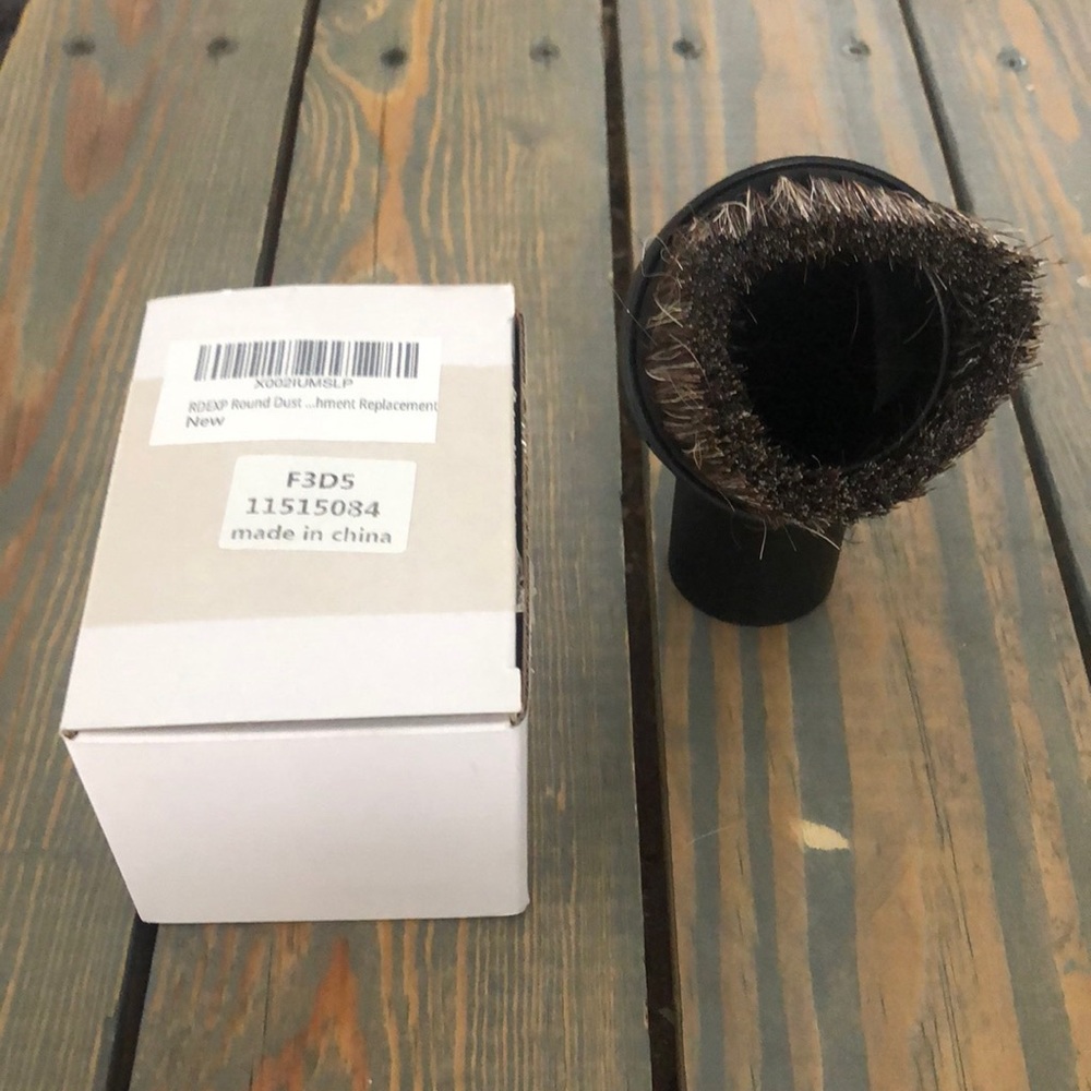 NEW RDEXP Round Dust Brush 25mm Horse Hair 1.25" Vacuum Attachment Replacement